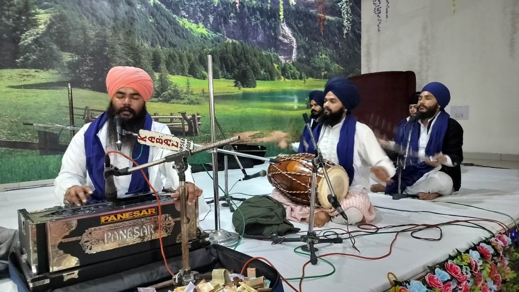 The 649th birth anniversary of Guru Ravidas Ji was celebrated at Alachour